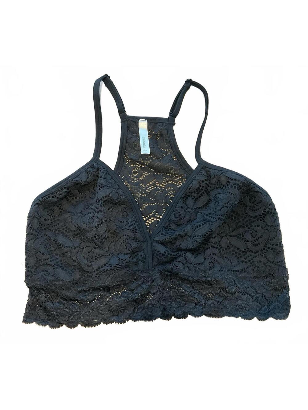 YAHADA Womens Lace Adjustable Strap Bra Size Small